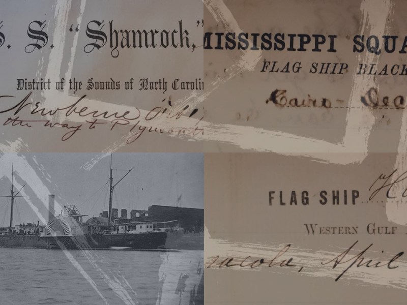 Touring the Flagships of the Civil War U.S. Navy – In Letterheads…